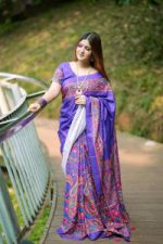 Mayalota digital print sharee - Image 4