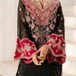 Georgette Embroidery Three Piece