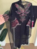 Georgette Embroidery Three Piece - Image 4