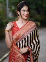 Digital Print Silk Sharee - Image 2