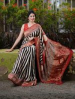 Digital Print Silk Sharee - Image 3