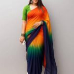 Rongdhonu  Georgette sharee - Image 4