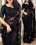 Premium Micro Georgette Saree - Image 2