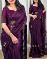 Premium Micro Georgette Saree - Image 3