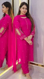 Embroidery Three Piece