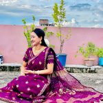 Semi Moslin Sharee  with Blouse Piece