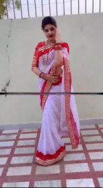 Makhon Jorget Sequence Work Saree - Image 3