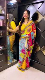 Premium Alpana Sharee with Blouse Piece - Image 2
