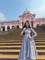 Hania Amir Inspired Digital Print Three Piece - Image 3