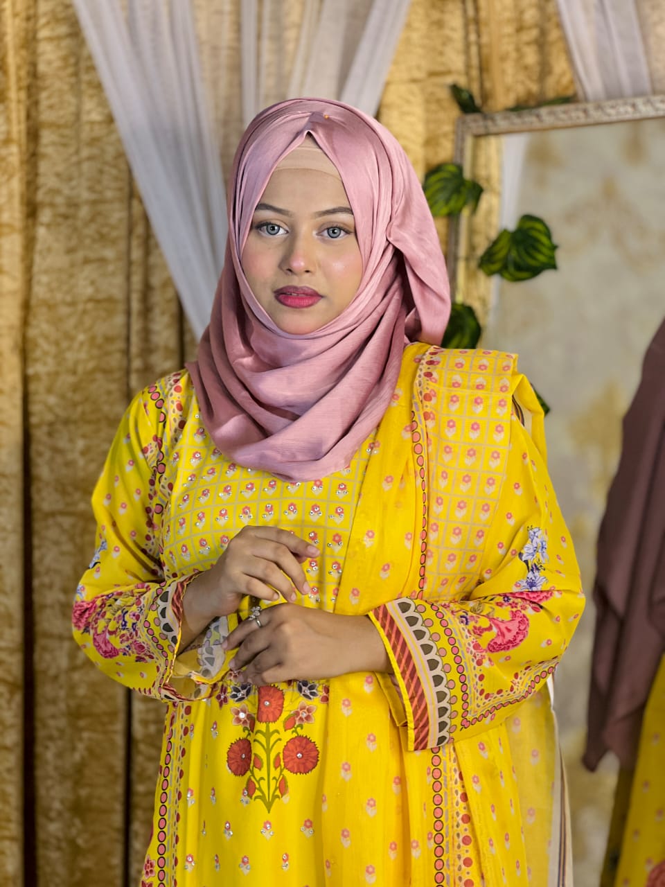 1760601029_L_1.jpg Indian Weightless Georgette Three-Piece - Image 1