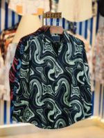 Pure Cotton full Sleeve Check & Print Shirt for Men's - Image 3