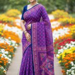 Premium Silk Boutique Skin Print Shari