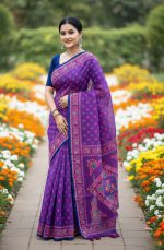 Premium Silk Boutique Skin Print Shari