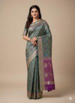 TanaBana Benaroshi katan saree - Image 3