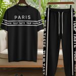 Drop Shoulder Mash T-Shirt and Trouser Combo