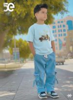 Boys Denim Pant and T-Shirt set - Image 3
