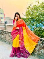 Chanderi silk sharee - Image 4