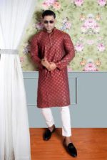 Stylish Print Panjabi - Image 3