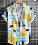 Half Sleeve Cotton Shirt For Men - Image 4