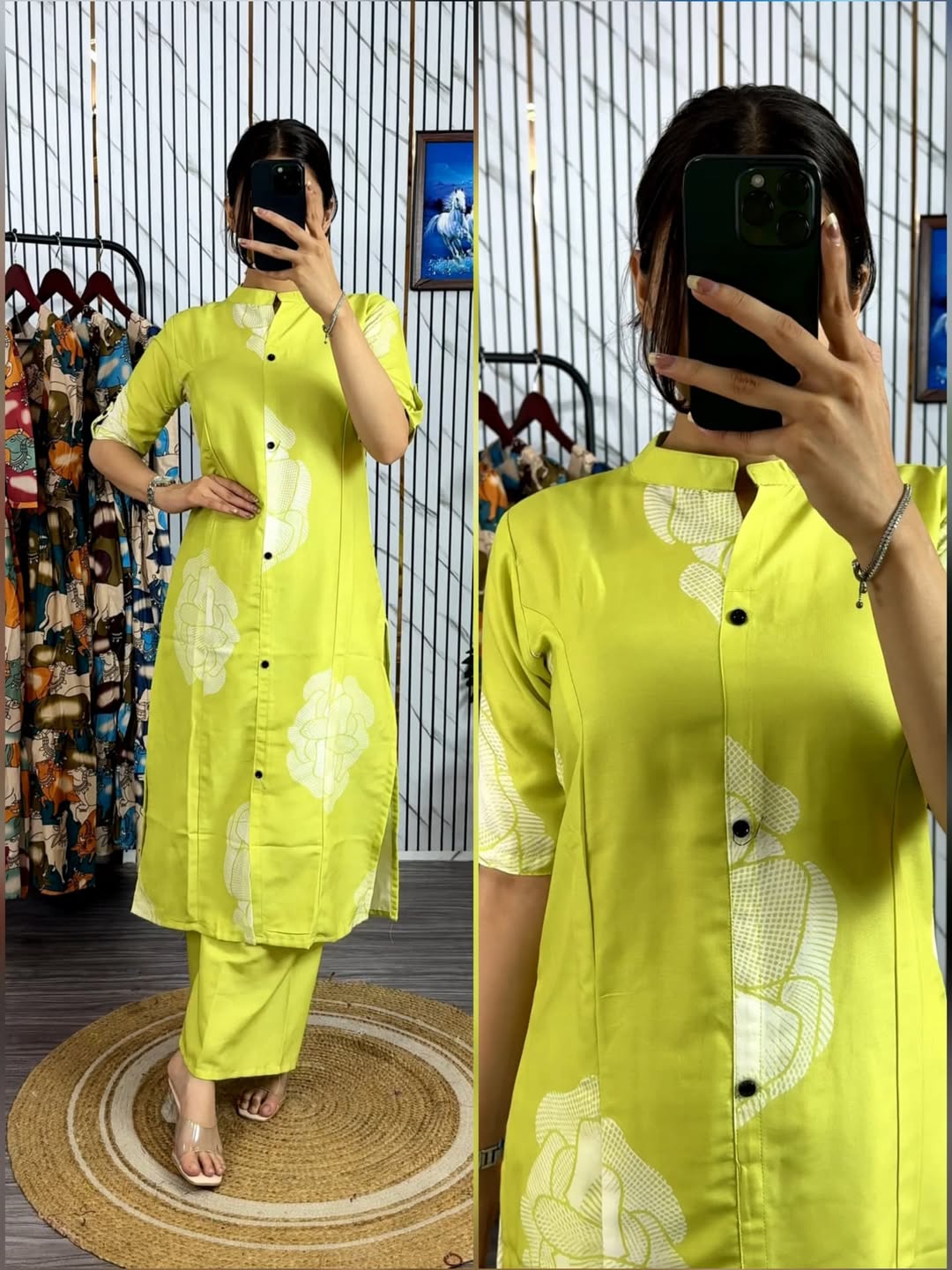 1772042082_L_4.jpeg Readymade Two Piece Kurti - Image 1