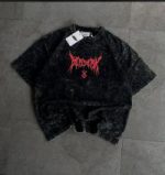 Premium Acid Wash Drop Shoulder T-Shirt - Image 2