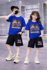 Drop Shoulder Baby TShirt and Pant Set - Image 4