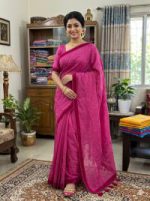 Embroidery Premium Half Silk Sharee - Image 2