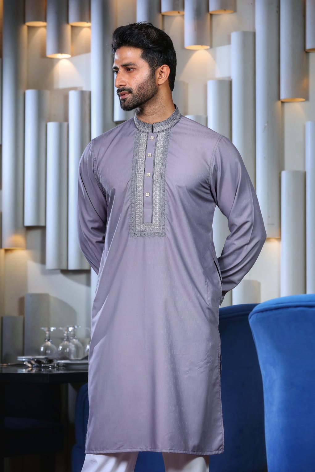 1772636670_L_1.jpeg Luxury Original Pakistani Panjabi with Box - Image 1