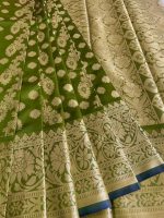 Soft silk katan sharee - Image 4