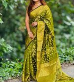 Soft silk katan sharee - Image 2