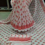 Chanderi silk sharee with blause pcs