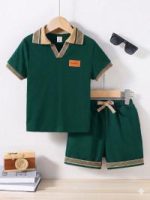 Baby Polo Shirt and Pant Set - Image 2