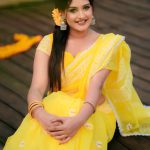 Half Silk Lace Work Saree