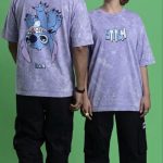 ACID WASH DROP SHOULDER T-SHIRT