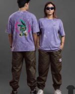 ACID WASH DROP SHOULDER T-SHIRT - Image 3