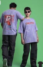 ACID WASH DROP SHOULDER T-SHIRT - Image 4