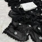 Georgette Sharee With Blouse Piece