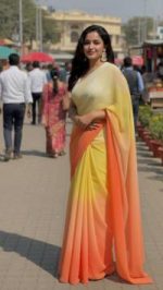 Rongdhonu Georgette sharee - Image 2