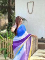 Rongdhonu Georgette sharee - Image 3