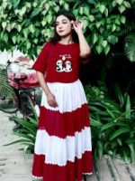 Stylish Skirt and T-Shirt Set - Image 2