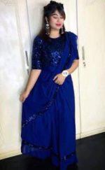 Readymade Sharee With Blouse Piece - Image 2
