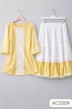 Trendy Ladies Tops and Skirt Set