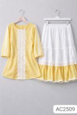 Trendy Ladies Tops and Skirt Set - Image 2