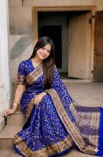 Japani Silk Sharee with Blouse Piece - Image 2