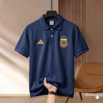 Highdency Rubber Print World Cup Polo Shirt - Image 14