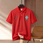 Highdency Rubber Print World Cup Polo Shirt - Image 9